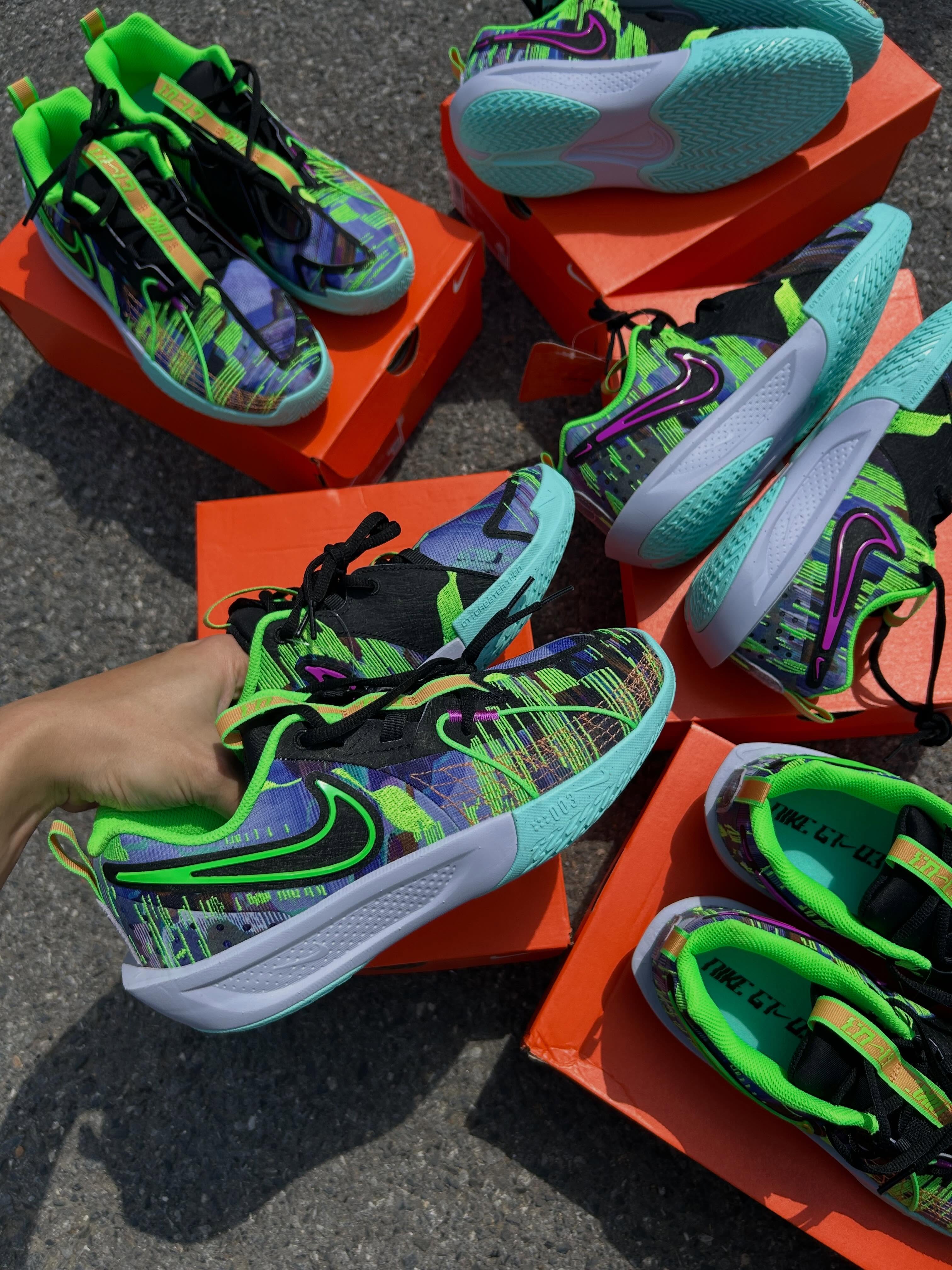 Nike GT Cut 3 Hyper Violet Green Strike (GS)