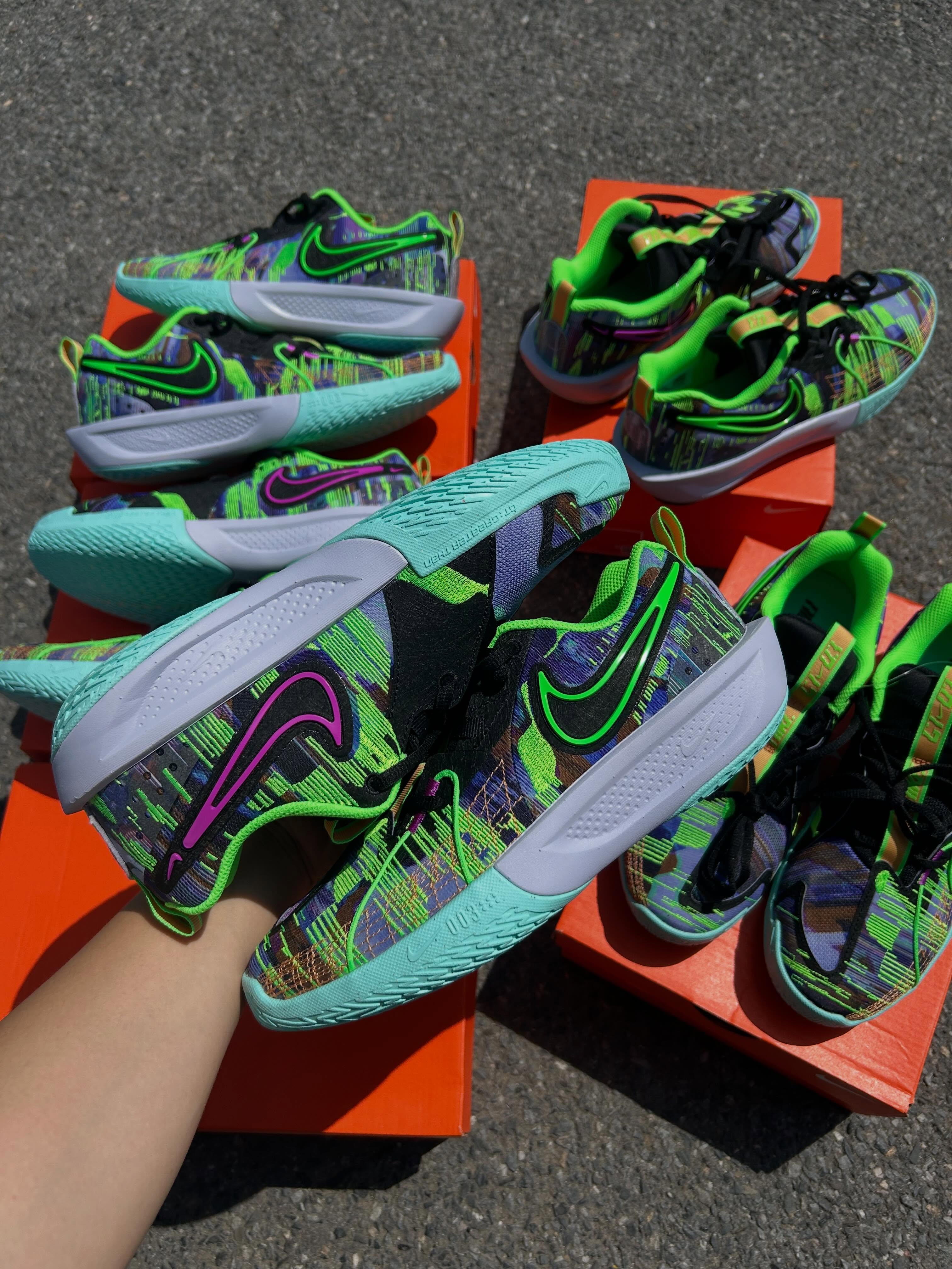 Nike GT Cut 3 Hyper Violet Green Strike (GS)
