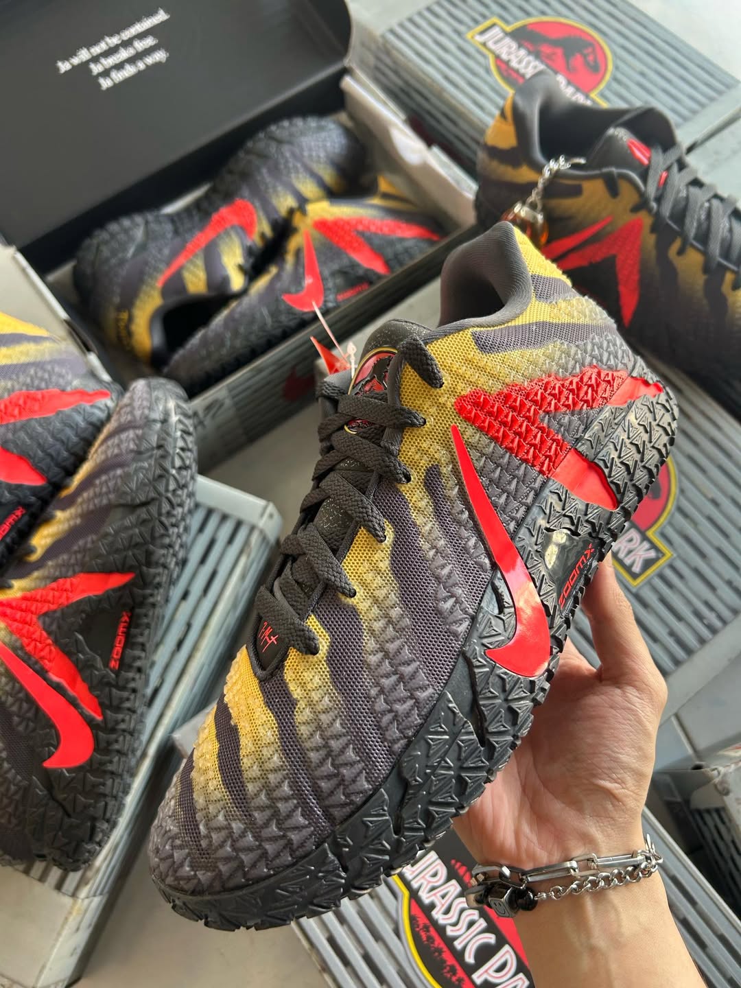 Nike Ja 3 Jurassic Park Raptor