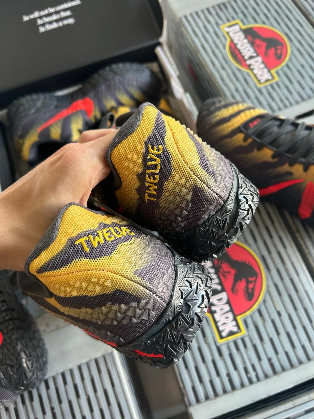 Nike Ja 3 Jurassic Park Raptor