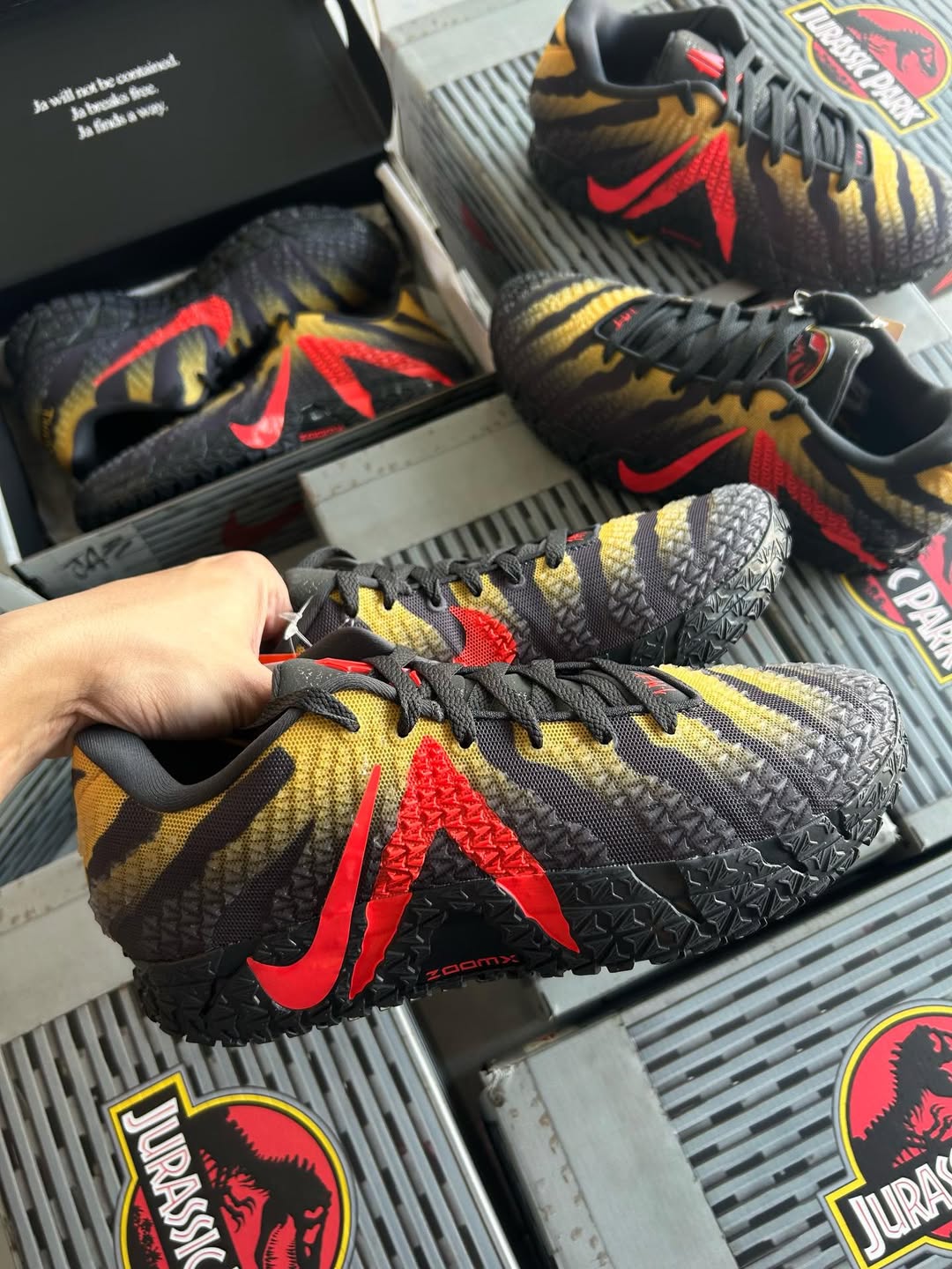 Nike Ja 3 Jurassic Park Raptor