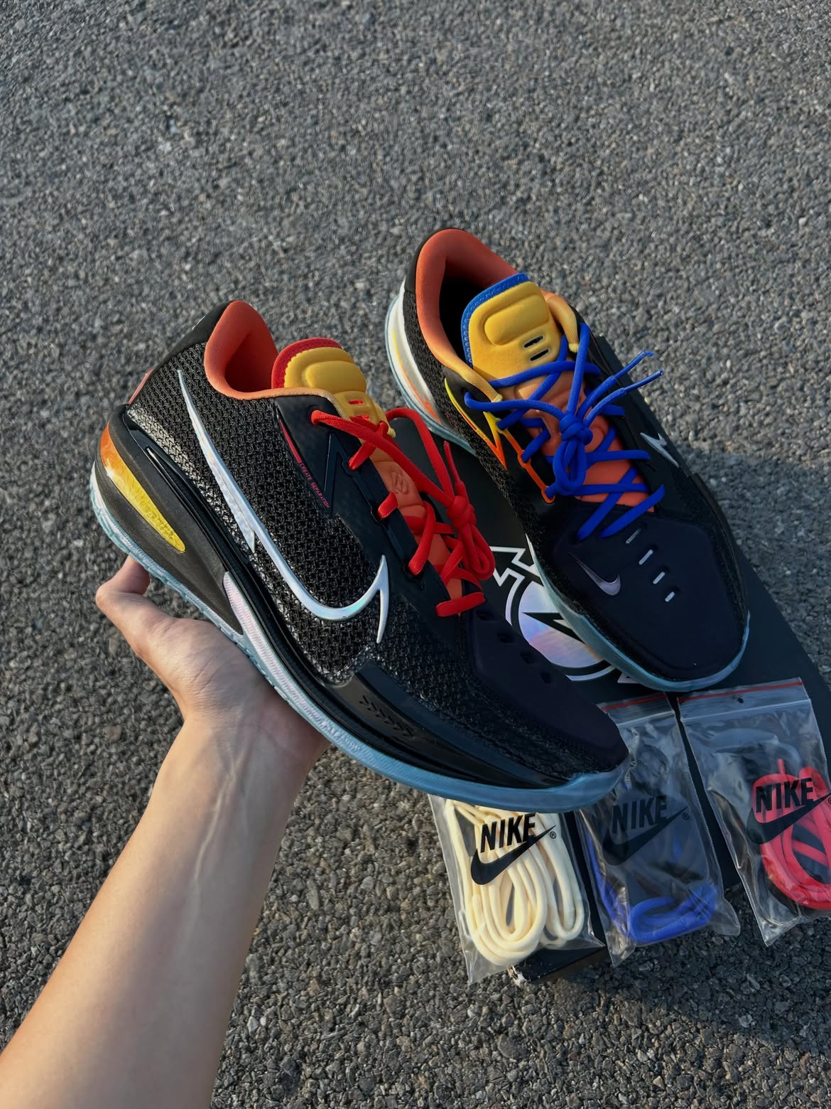 12 us USED มือสอง สภาพดี Nike Air Zoom GT Cut Titan x Dylan Harper Black Multi