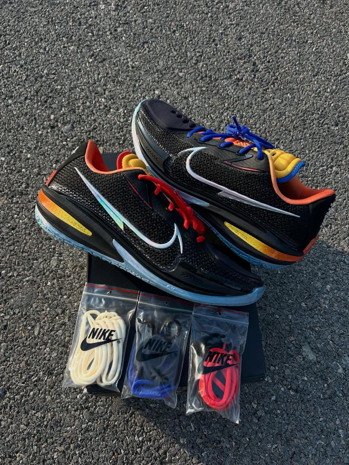 12 us USED มือสอง สภาพดี Nike Air Zoom GT Cut Titan x Dylan Harper Black Multi