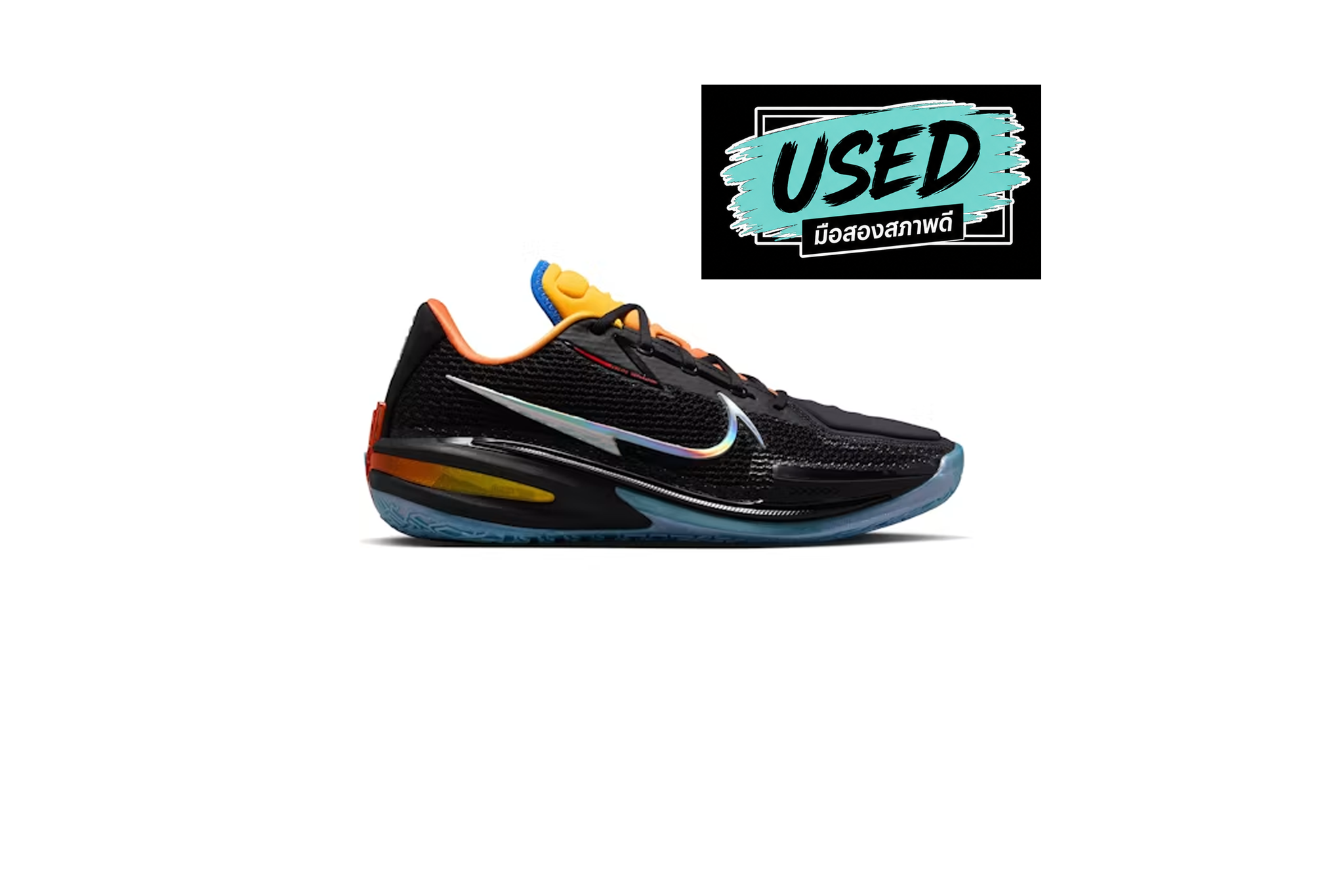 12 us USED มือสอง สภาพดี Nike Air Zoom GT Cut Titan x Dylan Harper Black Multi