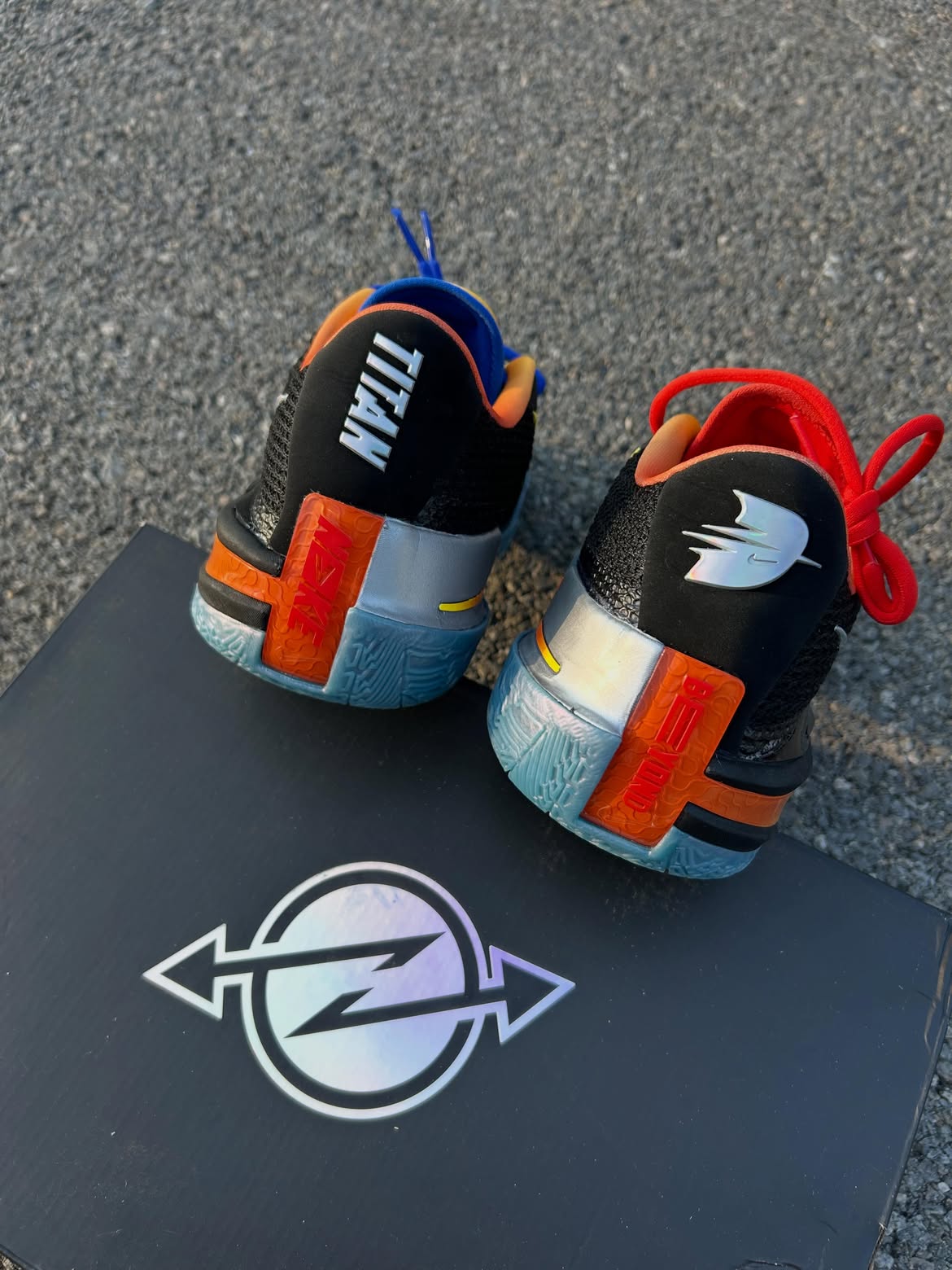 12 us USED มือสอง สภาพดี Nike Air Zoom GT Cut Titan x Dylan Harper Black Multi