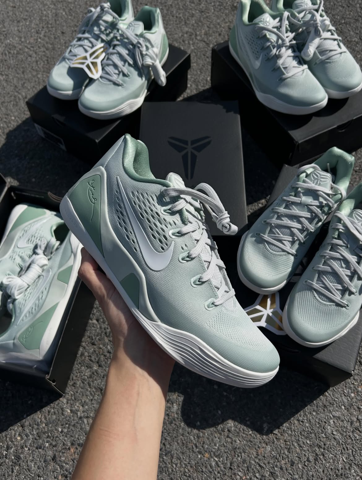 Nike Kobe 9 EM Low Protro Light Silver Steam