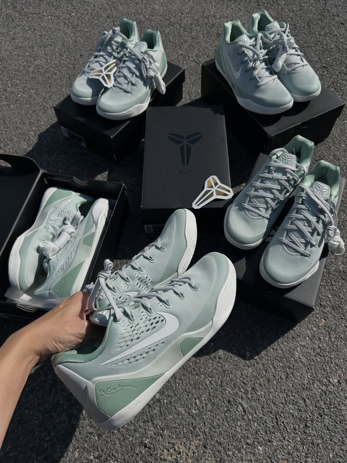 Nike Kobe 9 EM Low Protro Light Silver Steam