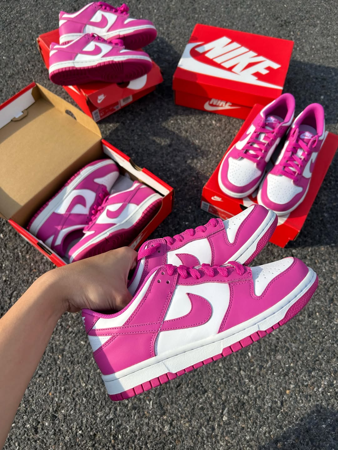 Nike Dunk Low Active Fuchsia (GS)