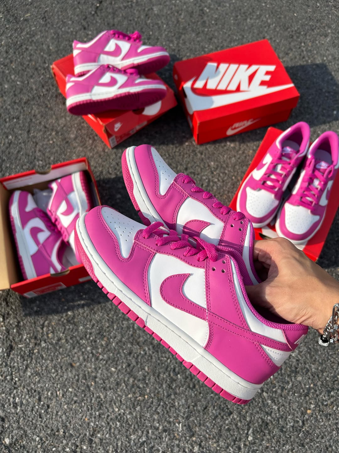 Nike Dunk Low Active Fuchsia (GS)