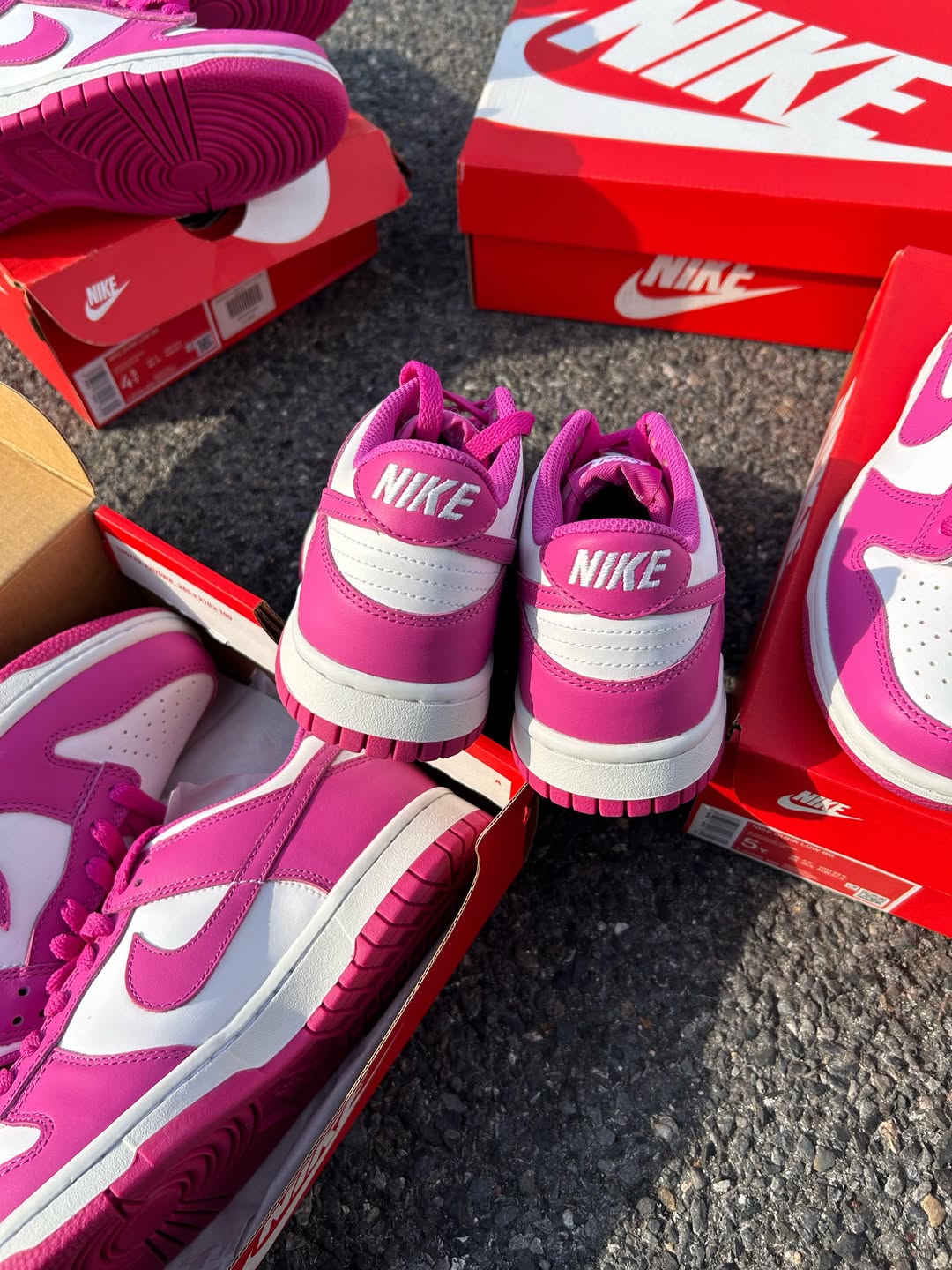 Nike Dunk Low Active Fuchsia (GS)