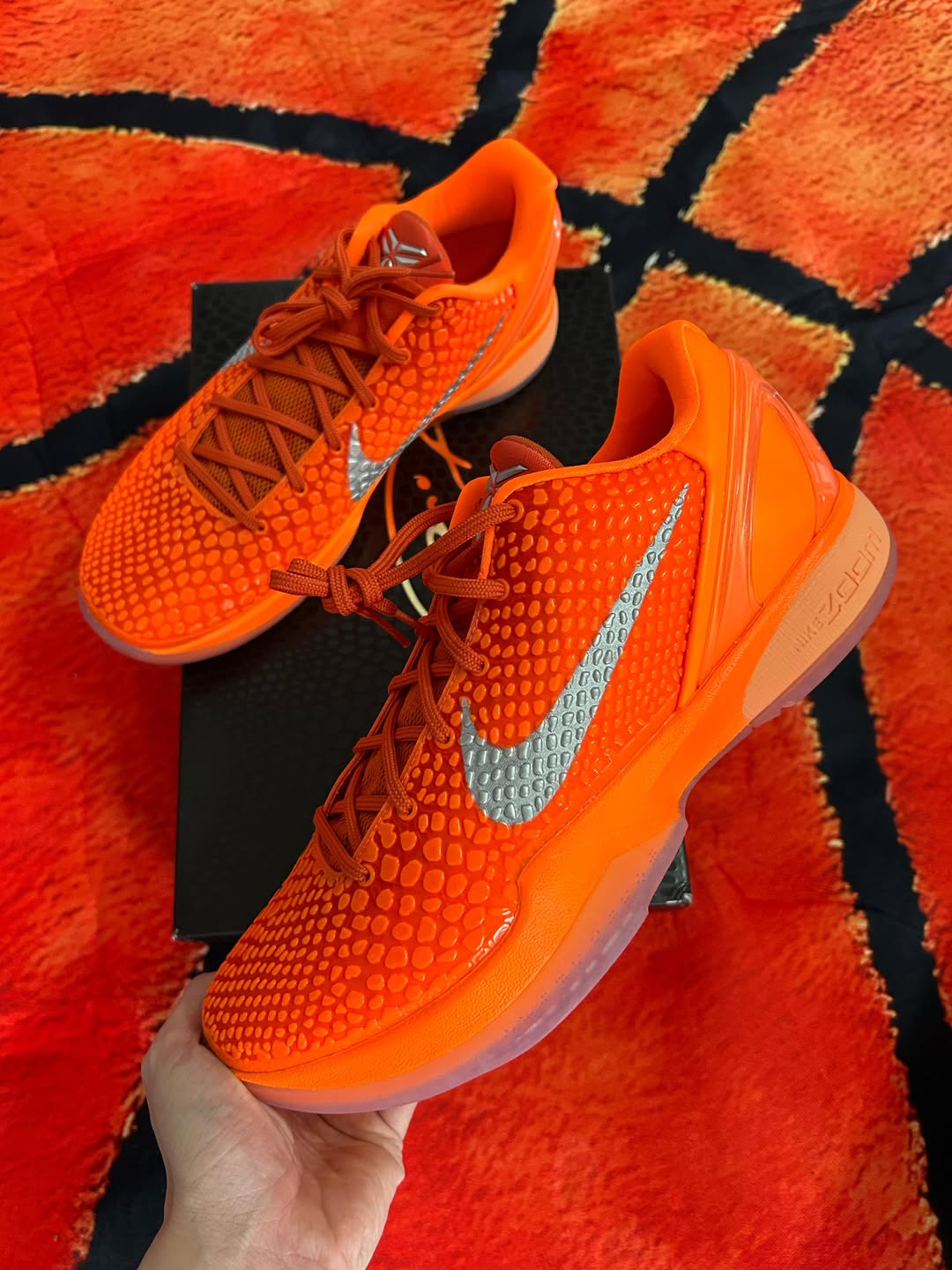 (PRE ORDER ราคาสอบถามทางไลน์) Nike Kobe 6 Protro Total Orange