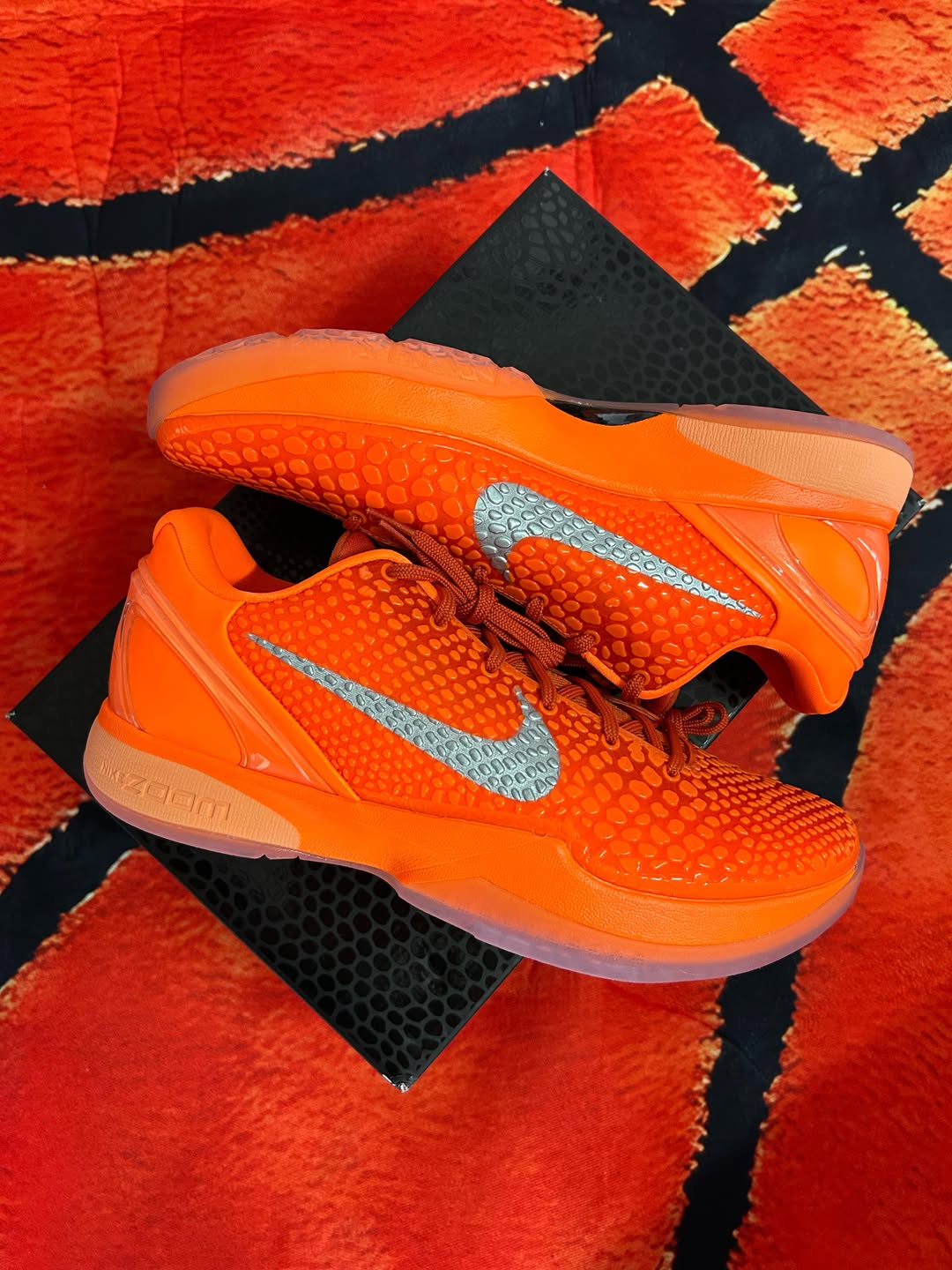 (PRE ORDER ราคาสอบถามทางไลน์) Nike Kobe 6 Protro Total Orange