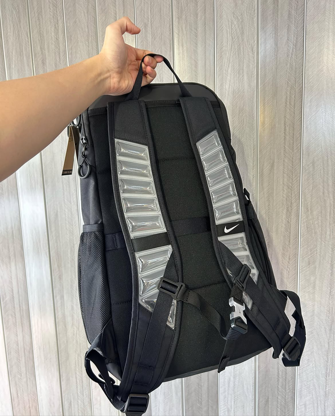 Nike Varsity Elite Backpack Black Metallic Silver (32L)