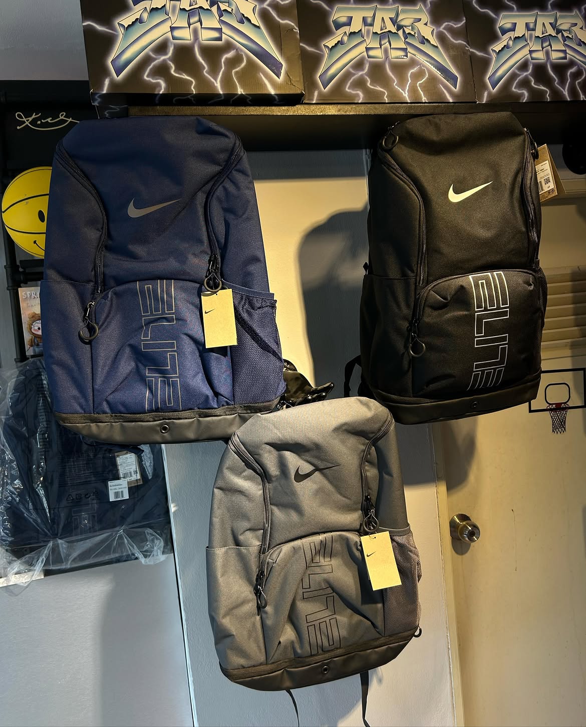 Nike Varsity Elite Backpack Black Metallic Silver (32L)