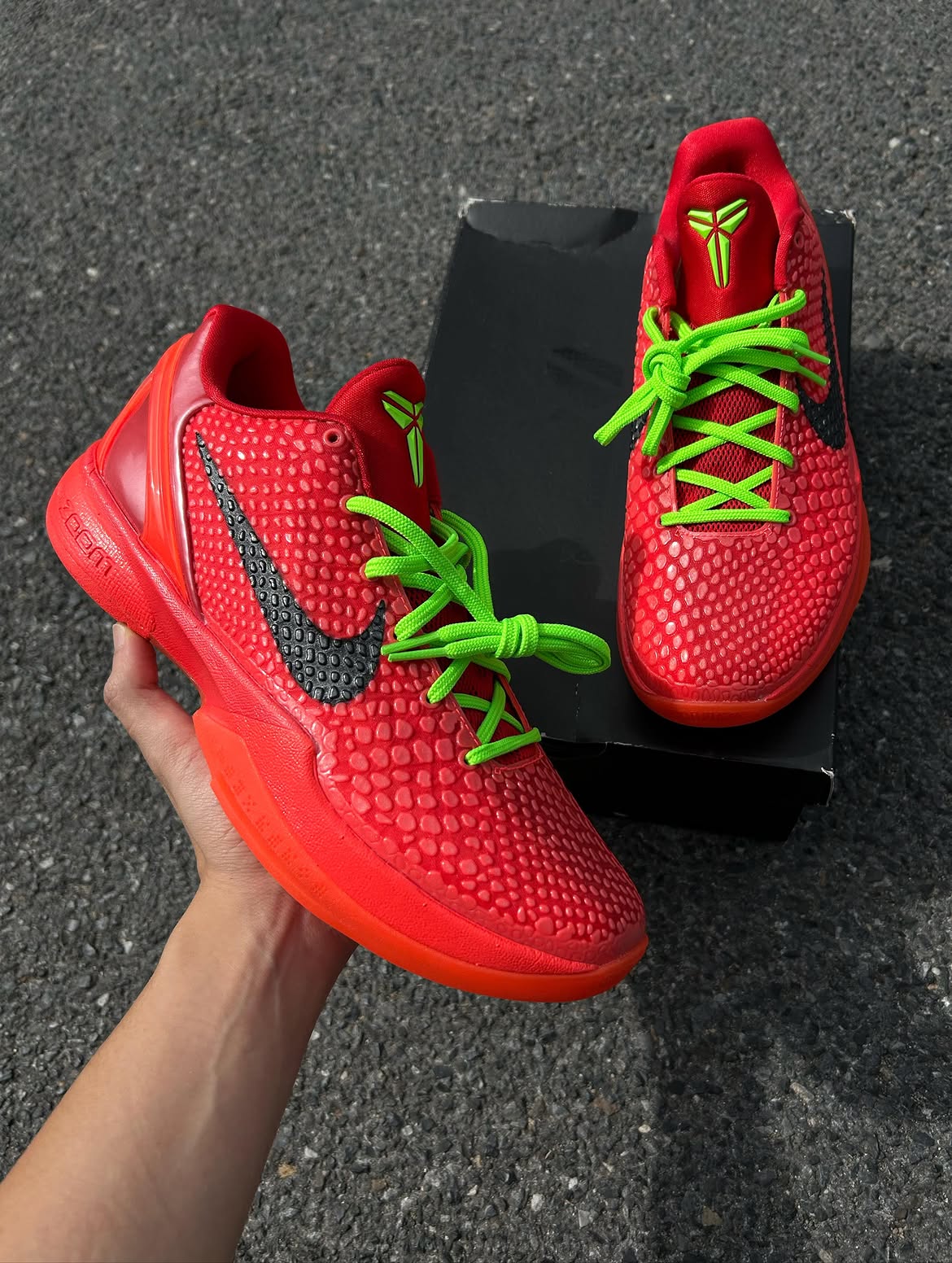 (PRE ORDER ราคาสอบถามทางไลน์)  Nike Kobe 6 Protro Reverse Grinch