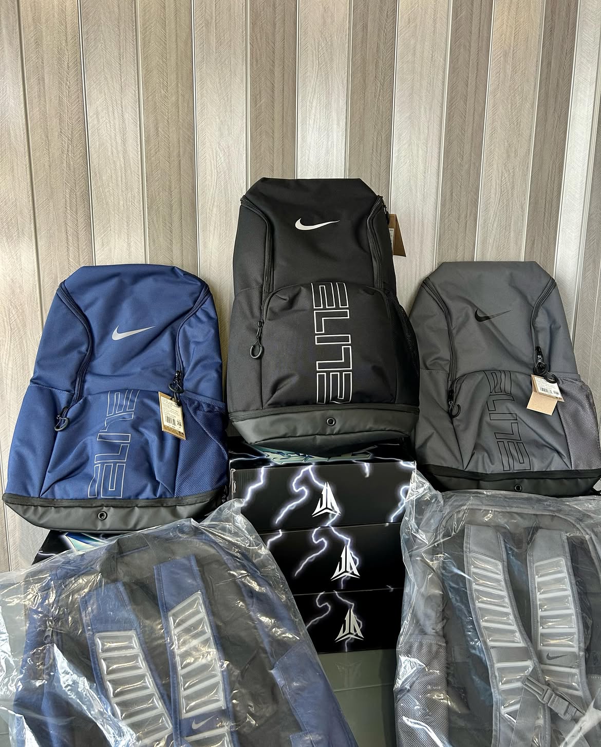 Nike Varsity Elite Midnight Navy Black Iron Grey (32L)