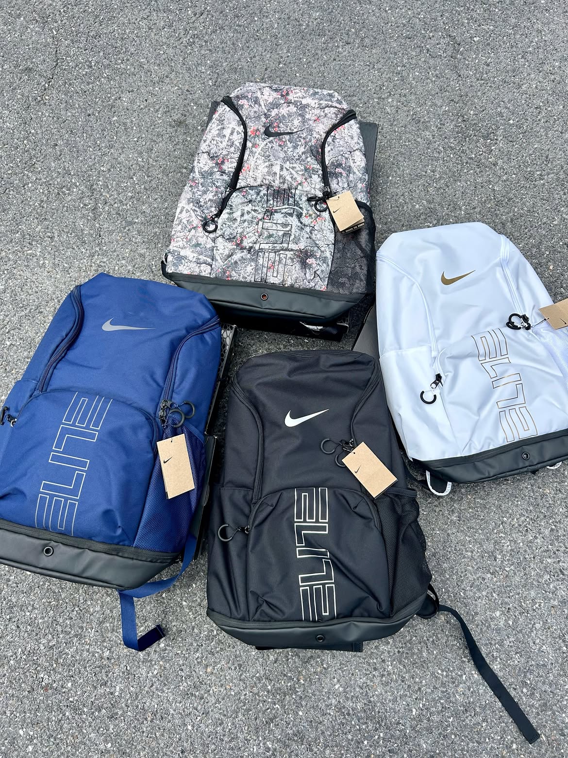 Nike Varsity Elite Backpack White Gold (32L)