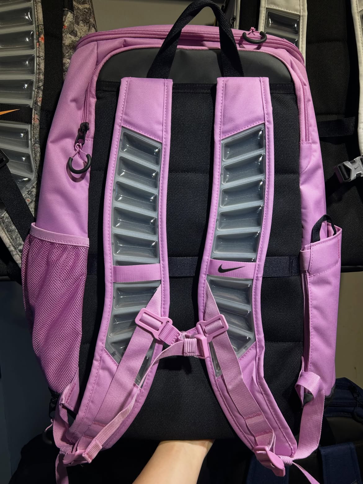 Nike Varsity Elite  Backpack Pink Black