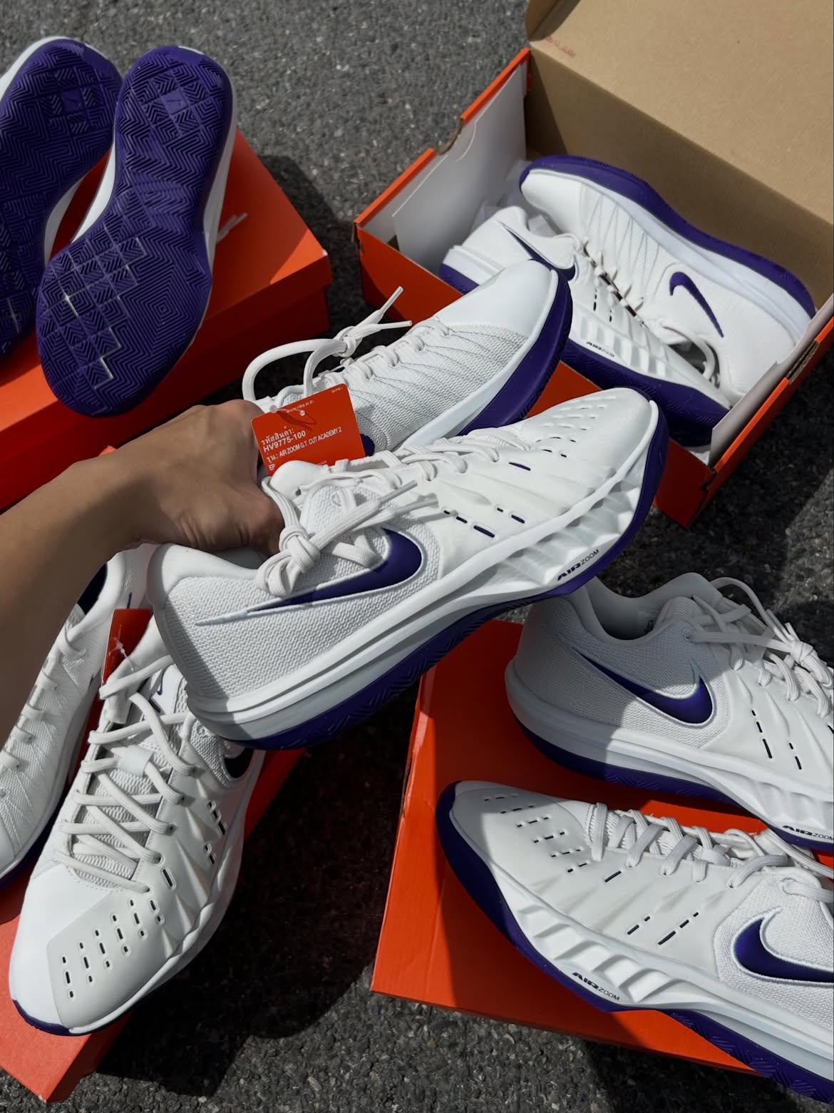 Nike GT Cut Academy 2 EP White Purple